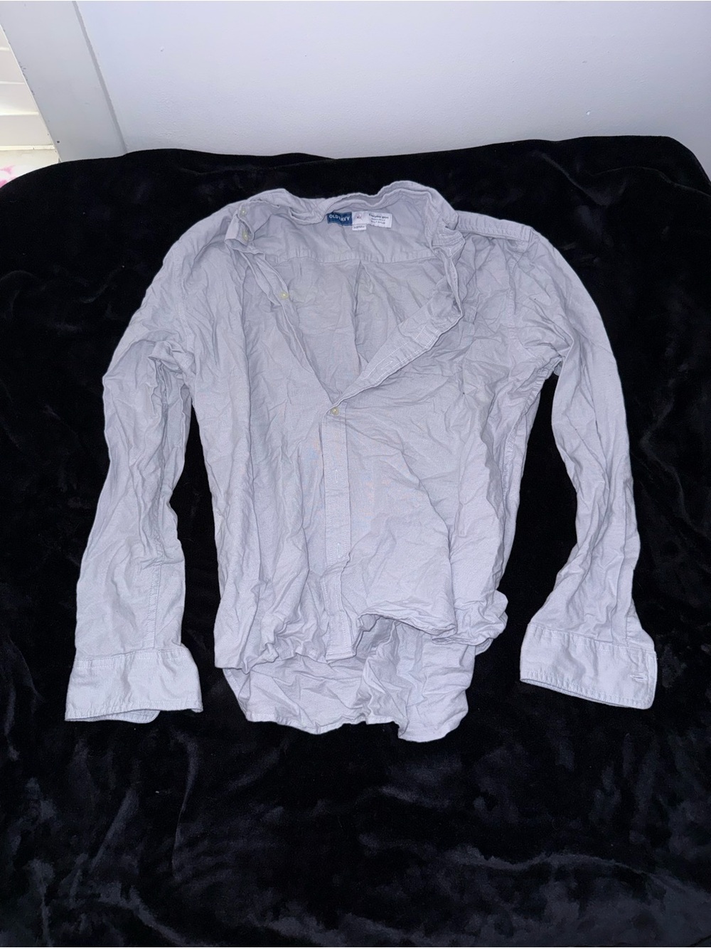 Old Navy Men's Regular-Fit Built-In Flex Long Sleeve Chambray Shirt - XL